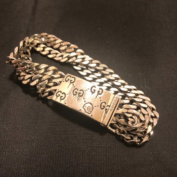 Gucci Ghost Chain Bracelet in Sterling Silver NEW IN BOX - Picture 4 of 8